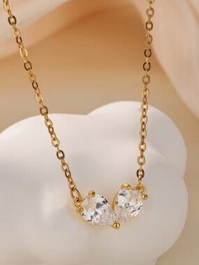 14K Gold Womens 2ct Diamond Pendant Necklace Ladies New 14 Karat Silver Jewelry